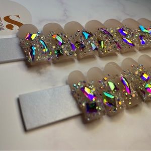 COPY - Ready to ship press on nails medium Length